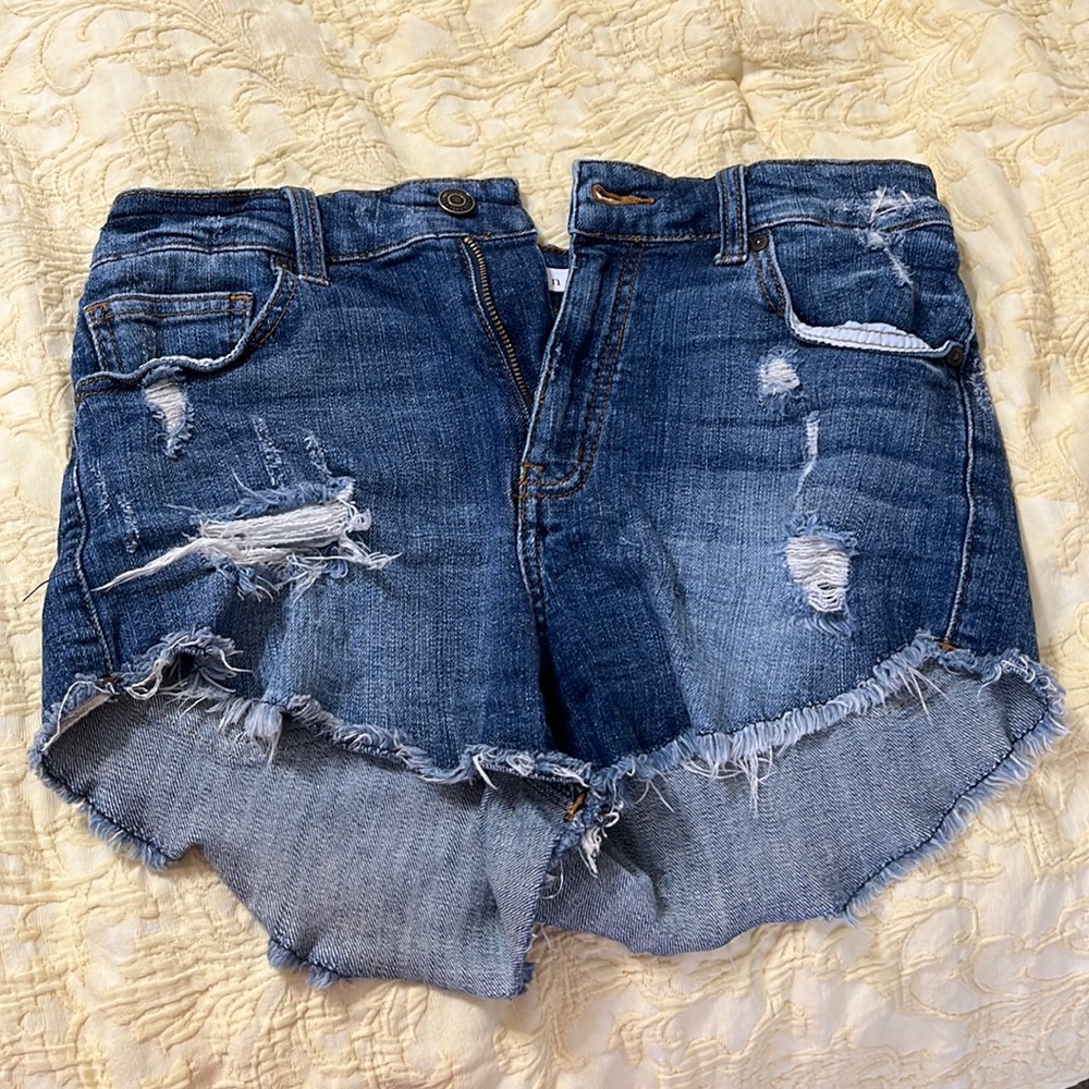 Eunina lulu high rise cut off shortie